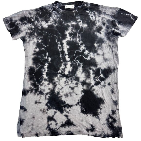 Back Beat Rags Dress Knit Recycled Cotton Oversized Top Tie Dye - Picture 1 of 16